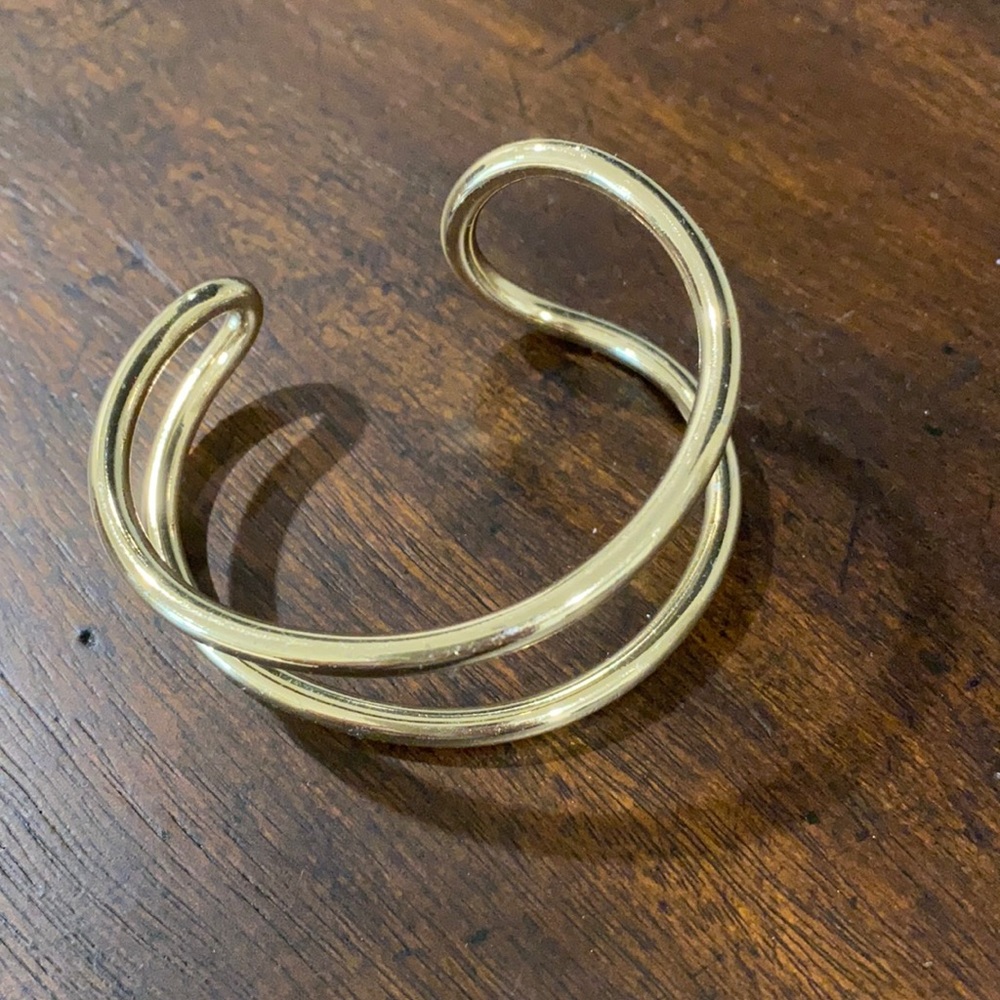 Simple gold cuff